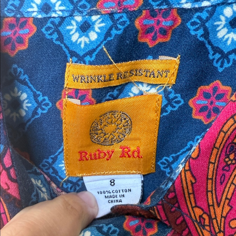 Ruby Rd. Multicolor Paisley Button Down Shirt - image 2